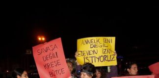 1 Kasım 2013: Kadınlar ‘Kadın İstihdam Paketi’ni protesto etti