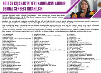 111 kadın ve lgbti+ örgütünün çağrısı: “Gültan Kışanak’ın yeri kadınların yanıdır; derhal serbest bırakılsın!”