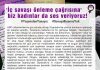 ‘İç savaşı önleme çağrısına’ biz kadınlar da ses veriyoruz! / Barış İçin Kadın Girişimi
