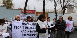 11 Aralık 2015: İnsan hakları savunucuları, hasta kadın mahkumlar için açıklama yaptı