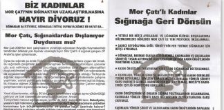 19 Aralık 2008: Feministler, Beyoğlu Kaymakamlığı’nın Mor Çatı ile yaptığı protokolü yenilememesini TBMM önünde protesto etti