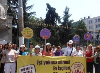18 Ocak 2011: Gündelikçi / ev işçisi kadınlara sosyal güvenlik talebi
