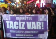 28 Ocak 2015: Kadıköy’de artan tacizlere karşı kadınlar ve LGBTİ+’lardan gece yürüyüşü