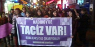 28 Ocak 2015: Kadıköy’de artan tacizlere karşı kadınlar ve LGBTİ+’lardan gece yürüyüşü