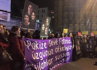 6 Ocak 2016: Pakize, Seve ve Fatma için İstanbul, Ankara ve Antalya’da kadınlar sokakta
