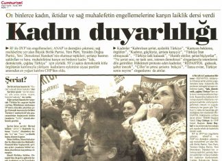 15 Şubat 1997: ‘Şeriata karşı kadın yürüyüşü’ yapıldı