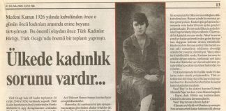 17 Şubat 1993: Medeni Kanun değişikliği için 119.000 imza TBMM’ye iletildi