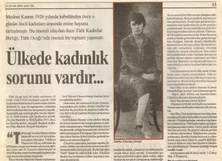 17 Şubat 1993: Medeni Kanun değişikliği için 119.000 imza TBMM’ye iletildi