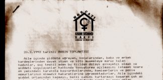 20 Şubat 1992: Mor Çatı, Şişli Polis Karakolu önünde basın açıklaması yaptı