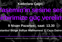 16 Aralık 2014: Yasemin Çakal davası başladı