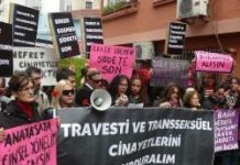 12 Mart 2009: Bir trans nefret cinayeti daha. Ebru Soykan için evinin önünde anma ve açıklama yapıldı