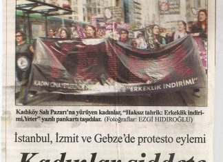 21 Nisan 2008: Pippa Bacca için İstanbul ve Gebze’de eylem!