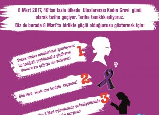 #8Mart’ta #KadınGrevi’ne Türkiye’den ses veriyoruz!!