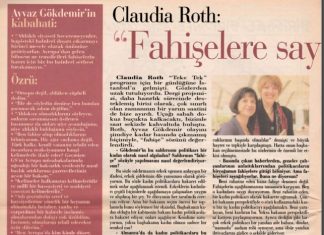 13 Mayıs 2002: Claudia Roth hakaret tazminatını Mor Çatı’ya bağışladı