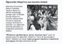 30 Mayıs 2002: Marmara İletişim’de üniversiteli kadın grupları Fatih Altaylı’yı konuşturmadı