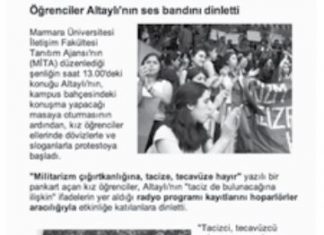 30 Mayıs 2002: Marmara İletişim’de üniversiteli kadın grupları Fatih Altaylı’yı konuşturmadı