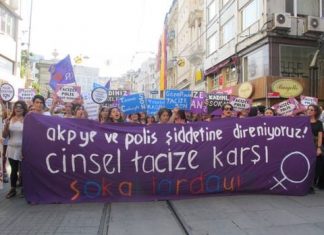 6 Temmuz 2013: Gezi direnişindeki kadınlardan polis tacizine karşı İstanbul ve Ankara’da eylem