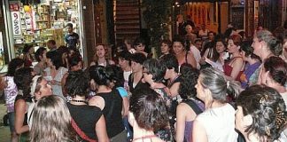 11 Temmuz 2009: Kadınlar tecavüze karşı Beyoğlu sokaklarında