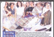 12 Temmuz 2002: Katagi ve Amargi’nin örgütlediği “Kadınlar Birbirine Doğru Yürüyor” kampanyası
