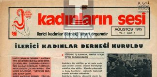 1 Ağustos 1975: Kadınların Sesi gazetesinin ilk sayısı çıktı