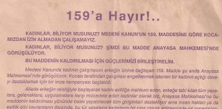 23 Ağustos 1990: Evli kadınların çalışması için koca izni kaldırılsın