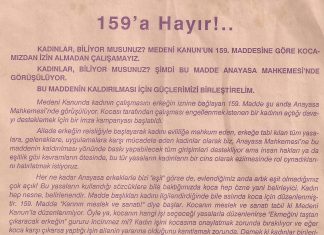 23 Ağustos 1990: Evli kadınların çalışması için koca izni kaldırılsın
