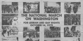 14 Ekim 1979: Washington’da ilk eşcinsel hakları yürüyüşü yapıldı
