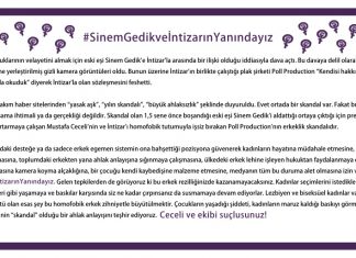 #SinemGedikveİntizarınYanındayız