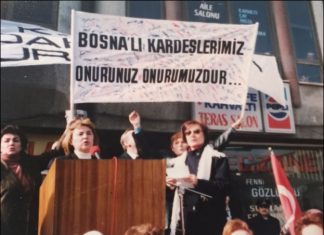 24 Ocak 1993: Bosnalı Kadınlarla Dayanışma Mitingi