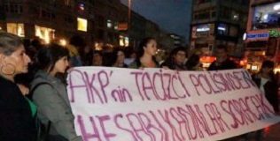 24 Eylül 2013: Kadınlar Kadıköy’de polis tacizine karşı yürüdü