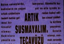 13 Ocak 1993: Bosna’da kitlesel tecavüze karşı Türkiyeli feministlerden kampanya