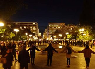 Atina’da sınırlara karşı feminist protesto