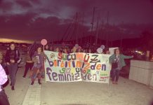 Bodrum Feminist Gece Yürüyüşü’nde kareler: gücümüz birbirimizden gücümüz feminizmden