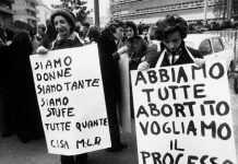 20 Eylül 1973: Milano’da kürtaj hakkını savunan CISA kuruldu