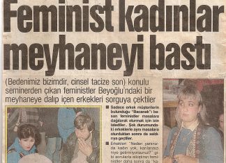 20 Kasım 1989: Feministler meyhane ve birahanelerde / geceler de bizim, sokaklar da