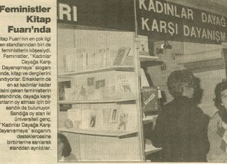 6 Kasım 1987: Dayağa Karşı Dayanışma Kampanya standı TÜYAP’ta