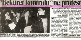 28 Aralık 1988: Genelkurmay’ın kadın memurlara bekâret kontrolüne protesto
