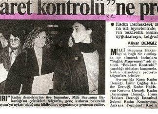 28 Aralık 1988: Genelkurmay’ın kadın memurlara bekâret kontrolüne protesto