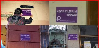 16 Ocak 2016: Kadınlar Kadıköy’de sokak isimlerini değiştirdi