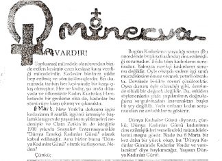 5 Mart 1993: İstanbul’da Küçük Bir Feminist Grup-Minerva