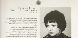 “Bilgi Formu”na ek: Selçuk Baran’ın yazma endişesi