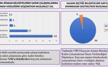 Kayyum Atanan Belediyelerde Çalışan Kadınlar İle Yapılan Anket Çalışmasının Sonuçları
