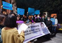 Çilem Doğan’ın cezalandırılmasını kabul etmiyoruz. Erkek adalet değil kadınlar kazanacak!