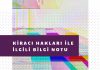 LGBTİ+’ların barınma sorunu ve ayrımcılık üzerinden “Kiracı Haklarına İlişkin Bilgi Notu” / Aralık 2021