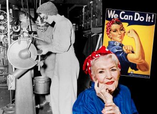 20 Ocak 2018: İkinci Dünya Savaşında silah fabrikası işçisi Naomi Parker / “Perçinci Rosie”