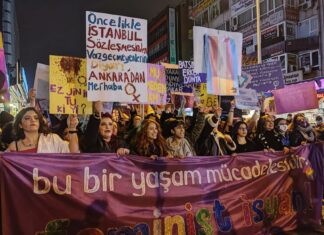 Ankara Feminist Gece Yürüyüşü: Bu bir yaşam mücadelesidir: Feminist isyandayız!
