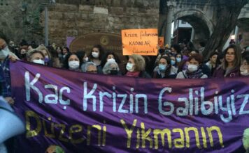 Antalya Feminist Gece Yürüyüşü: Kaç krizin galibiyiz, düzeni yıkmanın talibiyiz!
