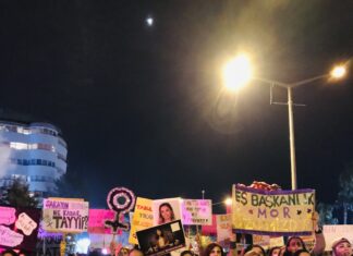 Mersin Feminist Gece Yürüyüşü: İtaat yok! Feminist isyan var!