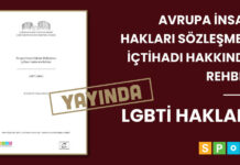 Avrupa İnsan Hakları Sözleşmesi İçtihadı Hakkında Rehber – LGBTİ Hakları
