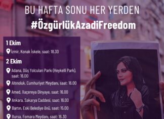 Dünyada ve Türkiye’de Mahsa Jîna Amini için, özgürlüğümüz için EYLEMDEYİZ! / Ekim 2022